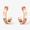 Cartier Pendientes Love Argolla Rosada