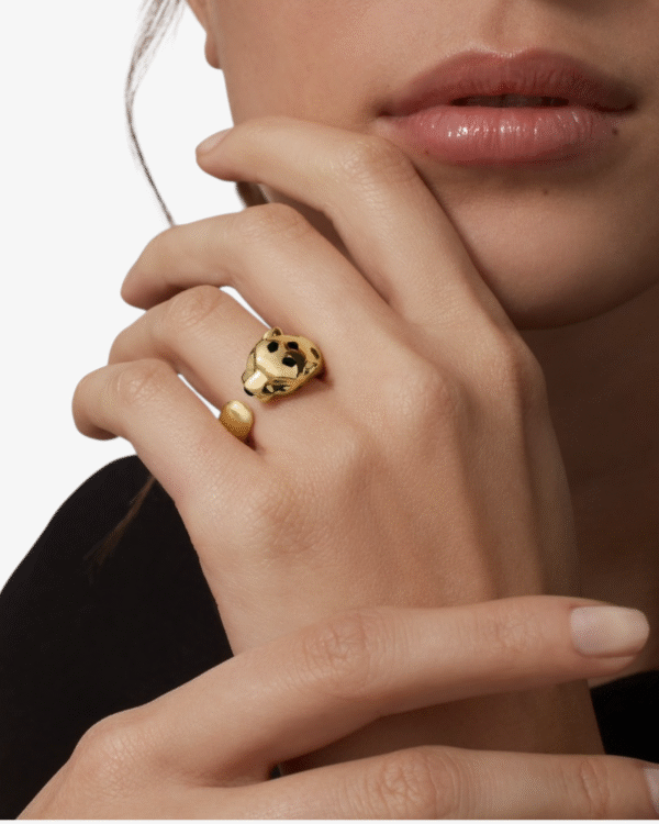 Cartier Anillo Panthère Dorado Feline