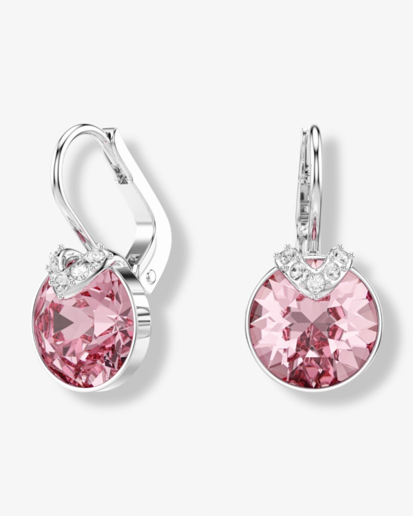 Photoroom_035_20251013_183121 Swarovski Pendientes Bella V Rosados Lujo
