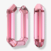 Swarovski Pendientes Lucent Rosados Brillo