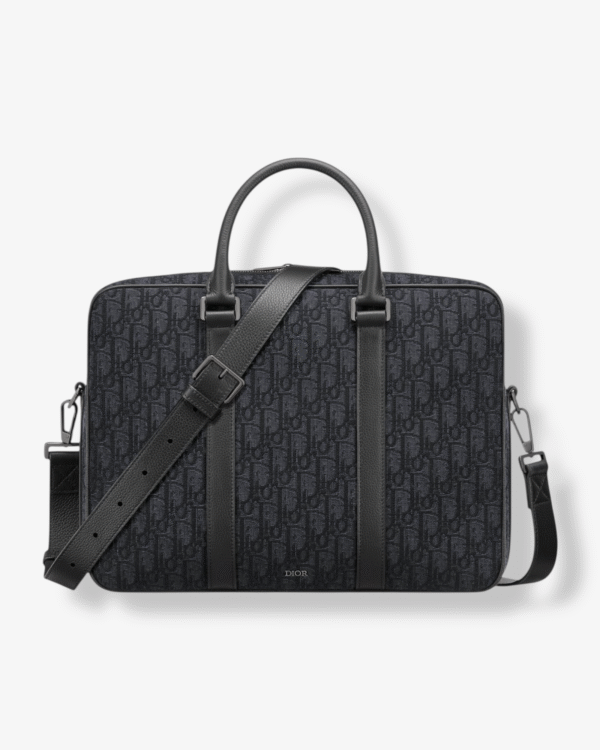 Dior Maletín Oblique Jacquard Elegante