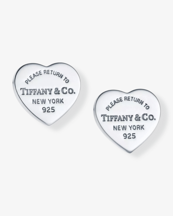 Photoroom_102_20251024_003429 Tiffany & Co. Pendientes Return to Tiffany Botón Plateado