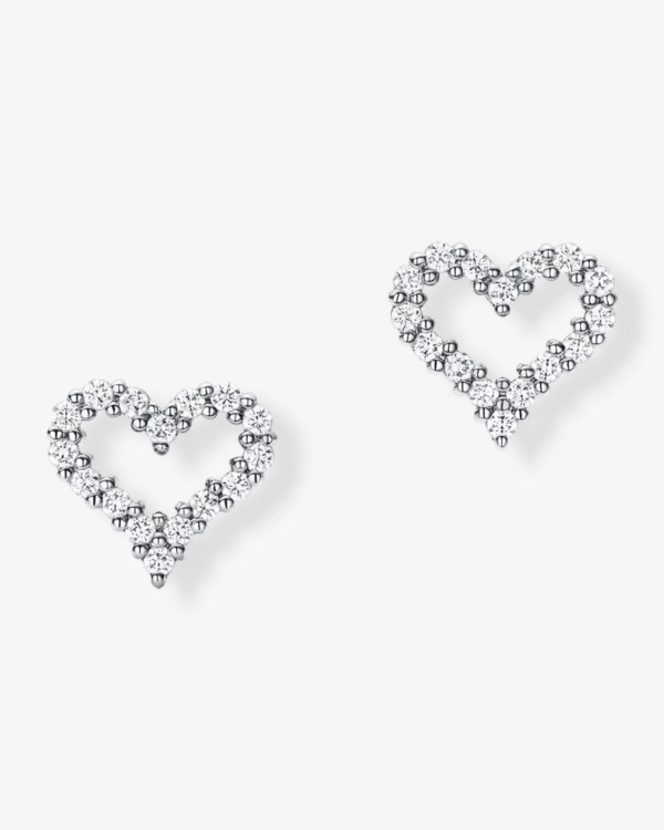 Photoroom_105_20251024_003429 Tiffany & Co. Pendientes Corazón Botón Plateado