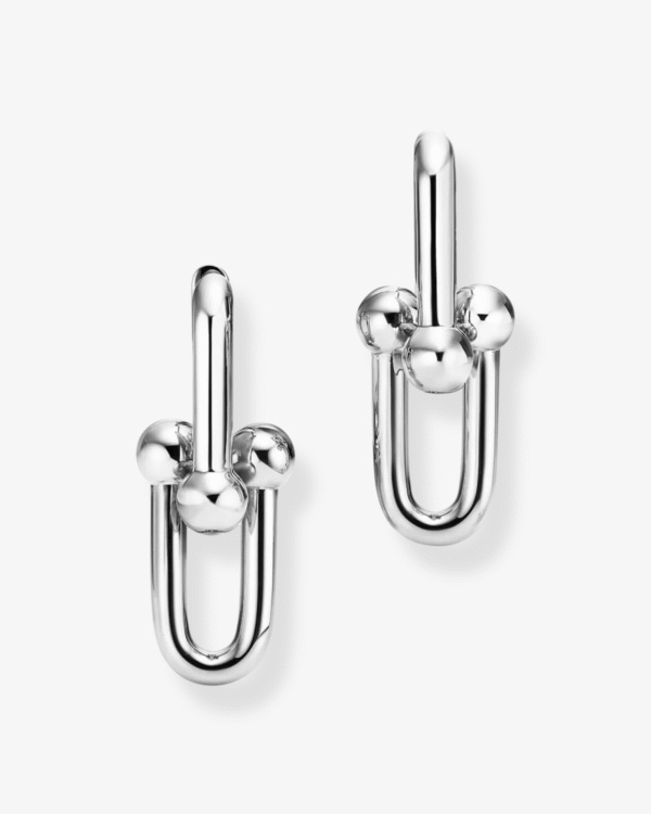 Tiffany & Co. Pendientes HardWear Plateado Mediano