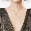 Photoroom_166_20251024_003429 Tiffany & Co. Collar Sixteen Stone Cruz Plateada