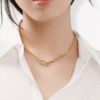 Photoroom_172_20251024_003429 Tiffany & Co. Collar HardWear Doble Eslabón Dorado