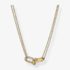 Photoroom_173_20251024_003429 Tiffany & Co. Collar HardWear Doble Eslabón Dorado