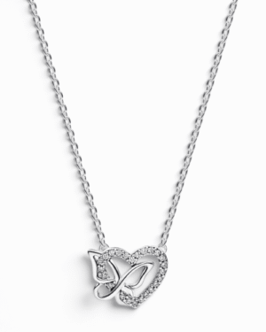 Collar Corazón y Mariposa – Pandora
