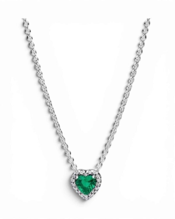 Collar Corazon Verde – Pandora