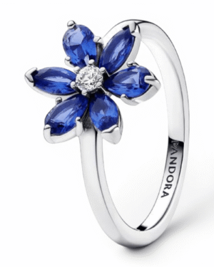 Pandora Anillo Herbario Azul plateado