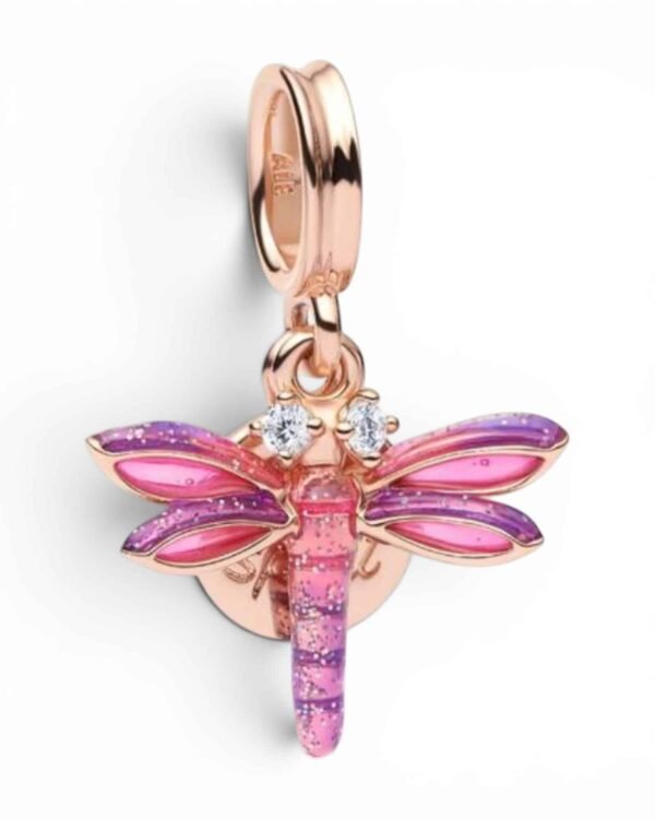 Pandora Charms Libélula Rosada