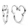 IMG_1900-2.png Aros Pandora plateados silueta de Mickey Mouse