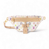 Louis vuitton banano x tm high rise, monograma multicolor con correa ajustable