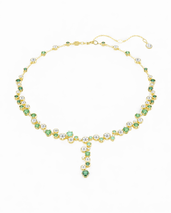IMG_3664.png Collar Constella "Y" Estrellado verde - Swarovski