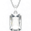 Collar Millenia Octagonal Plateado - Swarovski