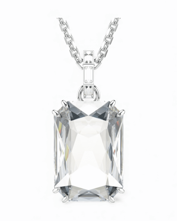 Collar Millenia Octagonal Plateado - Swarovski