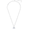 Collar Millenia Octagonal Plateado - Swarovski