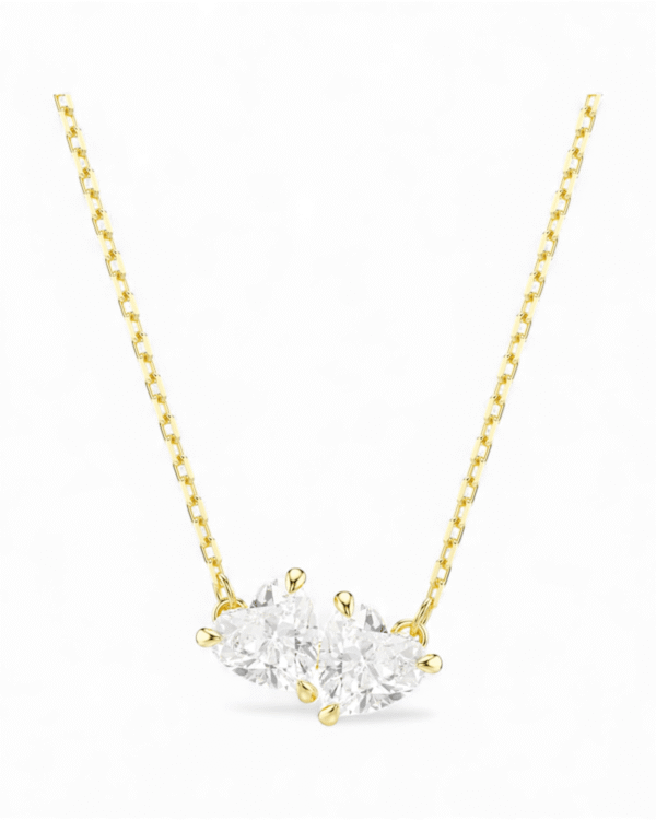 IMG_3669.png Collar Corazones Mesmera dorado - Swarovski