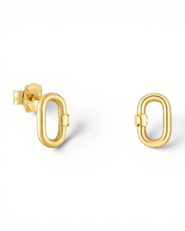 Tous aros hold ovalado 12mm dorado, eslabon abierto tipo cadena