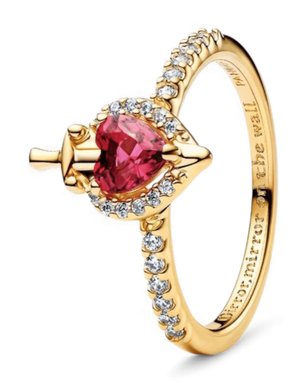 Anillo Pandora dorado Reina Malvada de Blancanieves