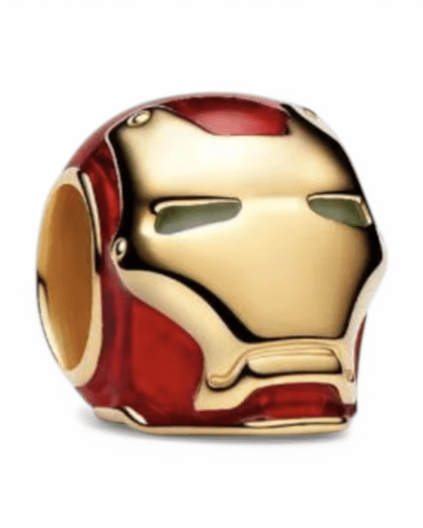 Pandora Charms Casco Iron Man rojo dorado