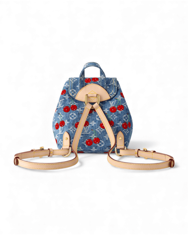 Louis Vuitton Mochila x TM Venice NM Denim Cerezas