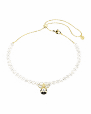 IMG_5566.png Collar Choker de abeja y perlas - Swarovski