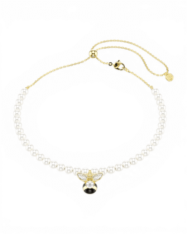 IMG_5566.png Collar Choker de abeja y perlas - Swarovski