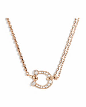 Collar Symbolica Herradura rosegold - Swarovski