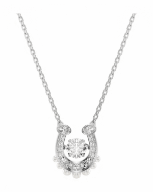 Collar Symbolica Herradura plateado - Swarovski