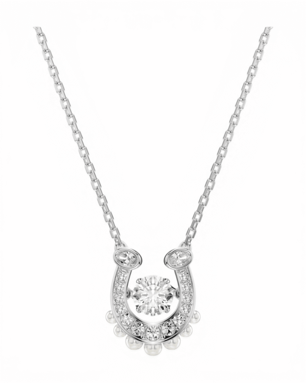 Collar Symbolica Herradura plateado - Swarovski