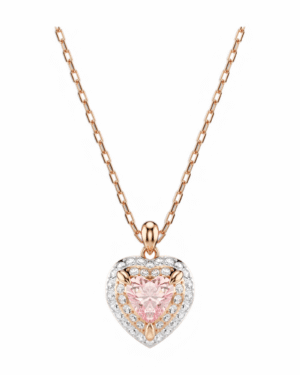 Collar One Corazón Rosa - Swarovski