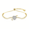 IMG_5620.png Brazalete Idyllia Corazón y Flecha Dorado - Swarovski