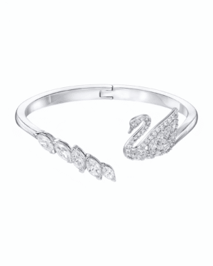 IMG_5631.png Brazalete Icónico Cisne Plateado - Swarovski