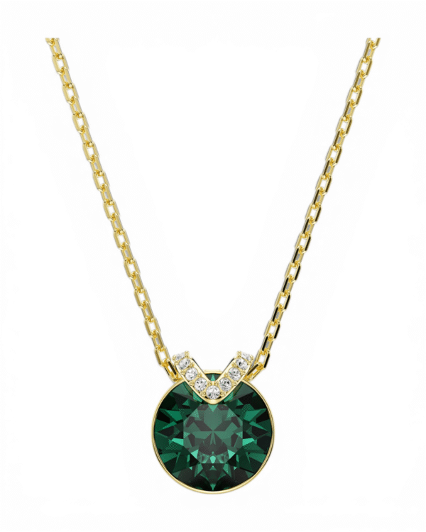 Collar Bella V verde - Swarovski
