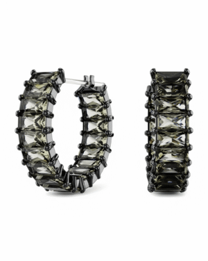 Aros Matrix Baguette Gris – Swarovski