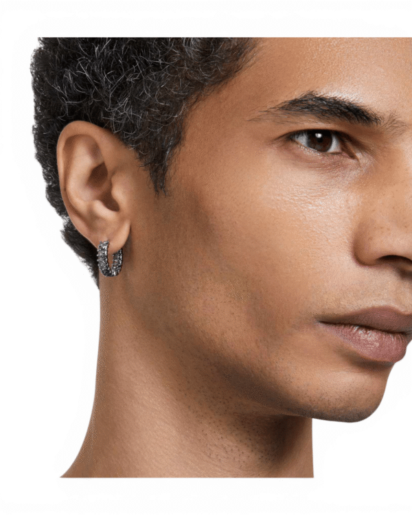 Aros Matrix Baguette Gris – Swarovski