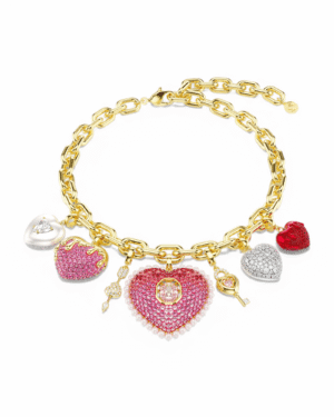 Collar Idyllia Charms Corazones y Llaves - Swarovski