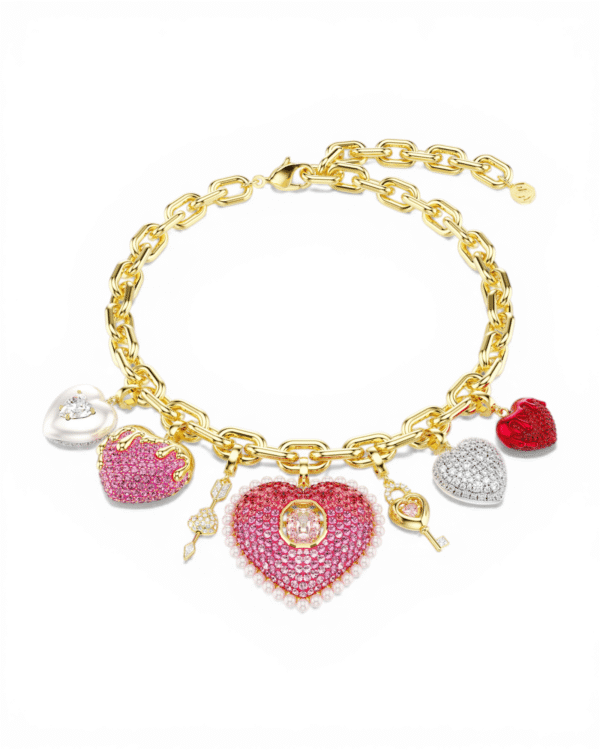 IMG_6963.png Collar Idyllia Charms Corazones y Llaves - Swarovski