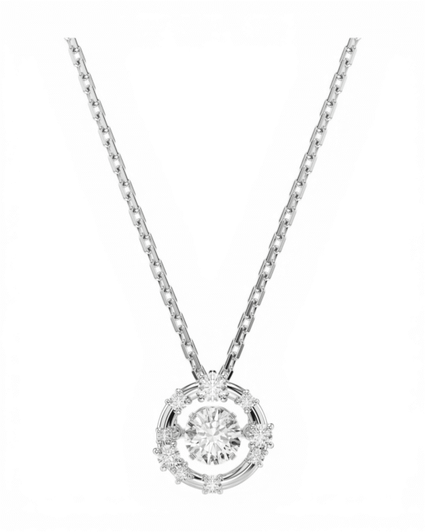 IMG_7019.png Collar Constella Circular Plateado - Swarovski