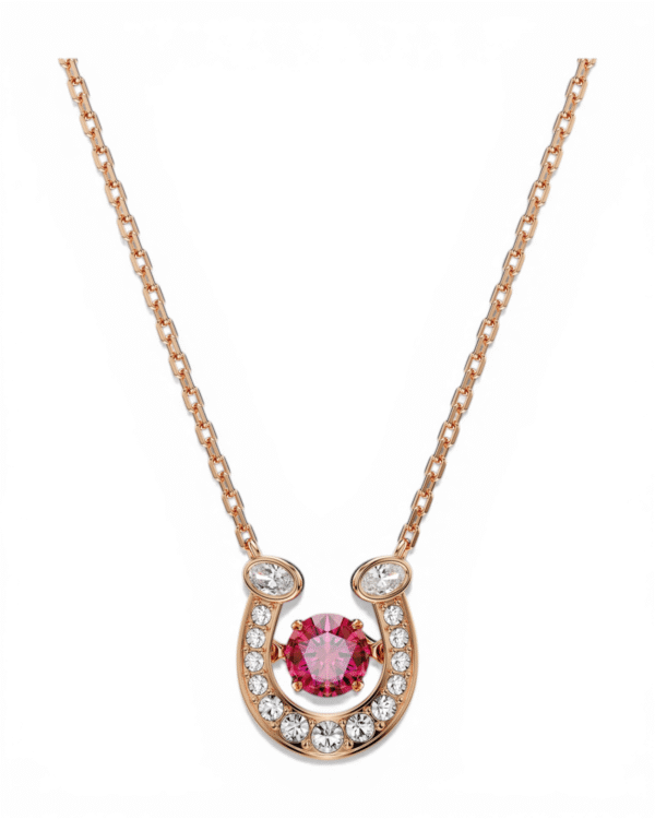 IMG_7041.png Collar Symbolical Herradura rosegod - Swarovski