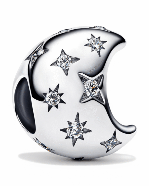IMG_7075.png Pandora Charms Luna Creciente con estrellas
