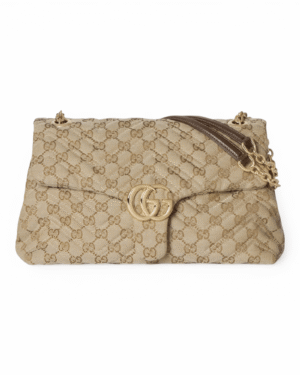 IMG_7342.png Gucci bolso gg marmont mediano monograma, canvas gg con solapa grande