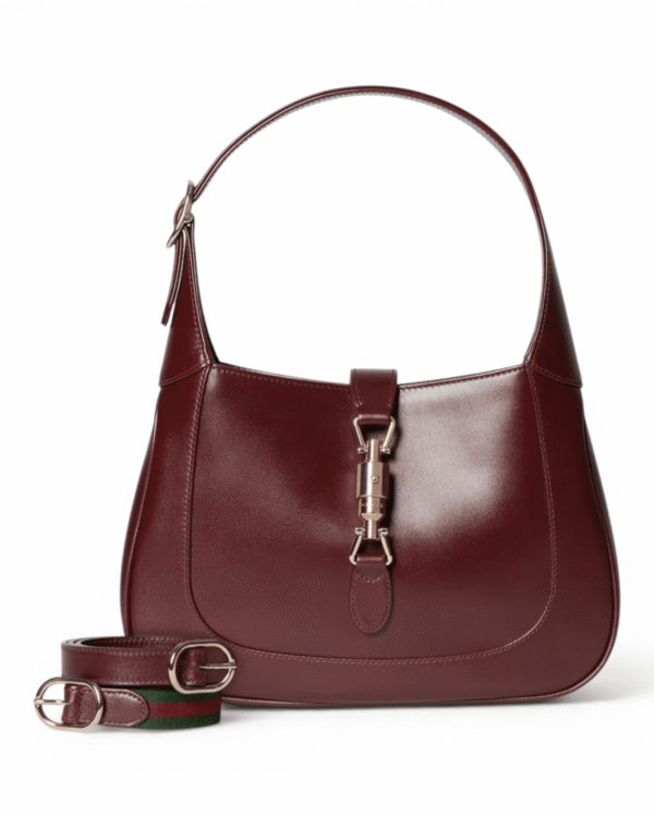 Gucci bolso jackie 1961 ancora charol, brillo intenso con broche horsebit