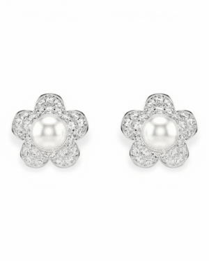 Nuevo Aros Botón Flor Ariana Grande – Swarovski