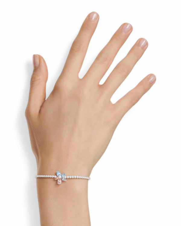 Nuevo Brazalete Flor y Lilas Ariana Grande- Swarovski