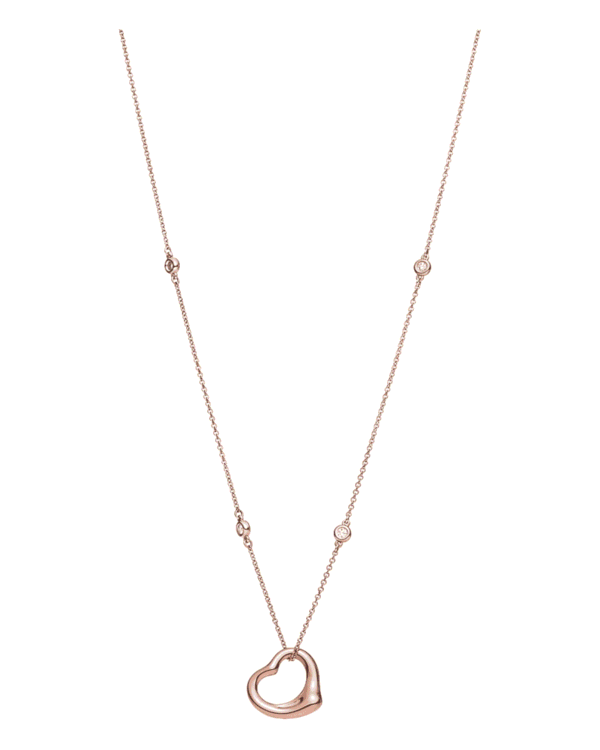 PhotoRoom_001_20221004_162349.png Tiffany collar open heart elsa peretti rosado, contorno de corazón abierto