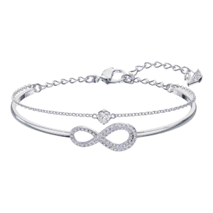 PhotoRoom_096_20221019_110037.png Brazalete Infinity Plateado - Swarovski