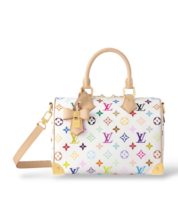 Photoroom_000_20250330_214914.png Louis vuitton bolso bandoulière monogram 25 x tm blanco, patron multicolor con asas claras