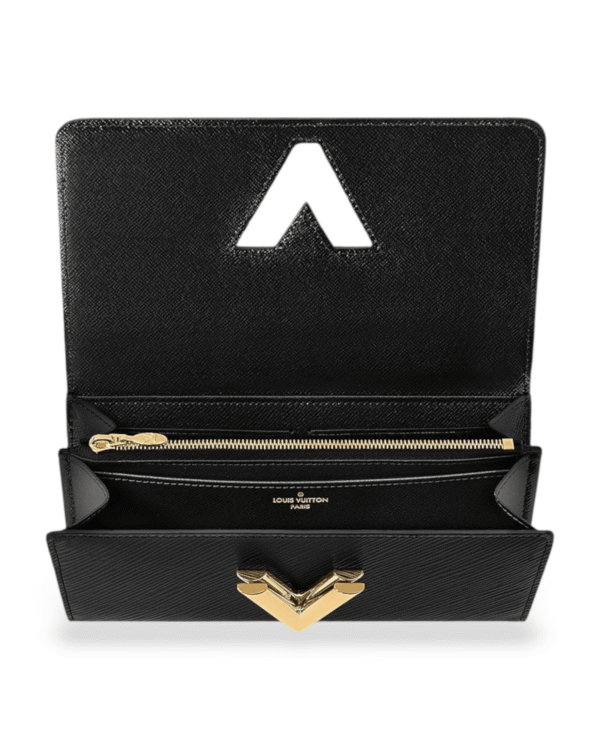 Louis Vuitton Billetera Twist Negra